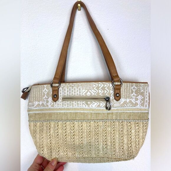 Sakroots NWOT Western/ Southwest vibe bag w/horse charms & tassels many pockets - Picture 2 of 14